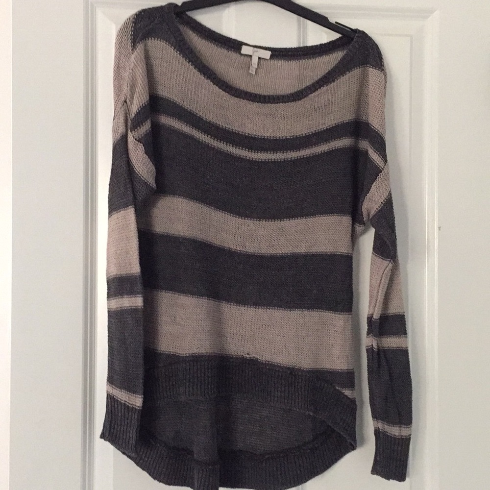 Joie Striped Linen Sweater